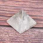 Healing Crystal, Natural Crystal Pyramid Energy Healing Tower with Good Luck Blessing, for Home Decoration Ornament,Gift