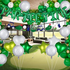 23 Pcs Let’s Partee Time Golf Party Decorations, Golf Balloons Banner Set, Sport Themed Party Supplies for Baby Shower, Retirement, Birthday Parties