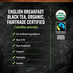 Frontier Co-op English Breakfast Black Tea, 1-Pound Bulk, Full, Robust, Malty Flavor, Kosher, Organic, Non ETO