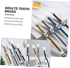 minkissy 8Pcs Soft Silicone Replacement Heads for Adult Toothbrushes Ergonomic Design Portable Travel Use for Household Teeth Care