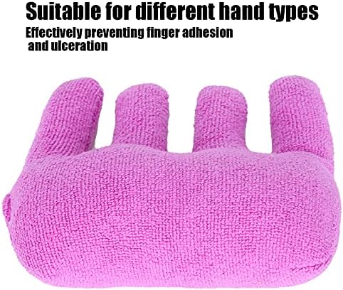 Finger Contracture Grip Cushion, Hand & Finger Aid for Contracture & Skin Breakdown, Finger Splitter Palm Protector Anti Flaw Ulcer Pad Hand Grab Bar Comfortable & Finger