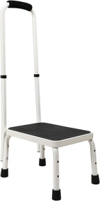 Sattiyrch Step Stool with Handle for Ederly,Sturdy and Lightweight Stool with Anti-Skid Platform,Easy Assmbly,Safely Supports up to 350 Pounds with 9.5 Inch