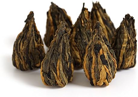 GOARTEA Dianhong Black Tea - 2Pcs 250g / Total 17.6oz Nonpareil Supreme Grade - Chinese Yunnan Fengqing Dian Hong Tea Loose Leaf - Dianhong Pagoda Shape