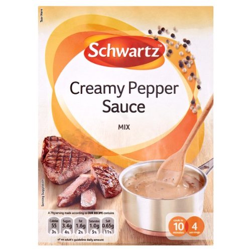 Schwartz Creamy Pepper Sauce Mix 12 x 25gm