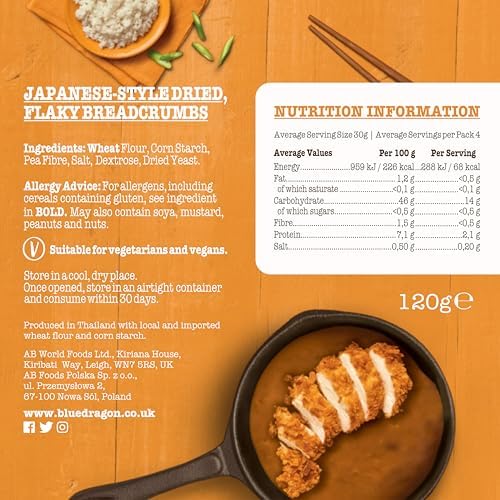 Blue Dragon Panko Breadcrumbs Mix (120g) - Pack of 6
