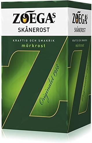 Zoega Skanerost - Dark Roast Ground Filter Coffee 450g - Pack of 2