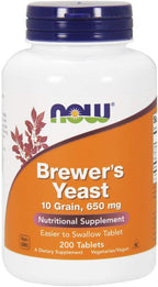 Now Foods Brewer's Yeast 650 mg 200 Tabs