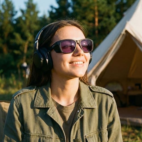UKNOW Safety Glasses - Photochromic Lenses - Eye Protection with Side Shields - ANSI Z87.1 Protective Eyewear - UV Protection