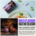 Smoky Pig BBQ Pork Rub - 100% Natural Seasoning - Perfect Blend Of Spices For Smoky BBQ And Grill Pork Dishes - Large Jar (220g)