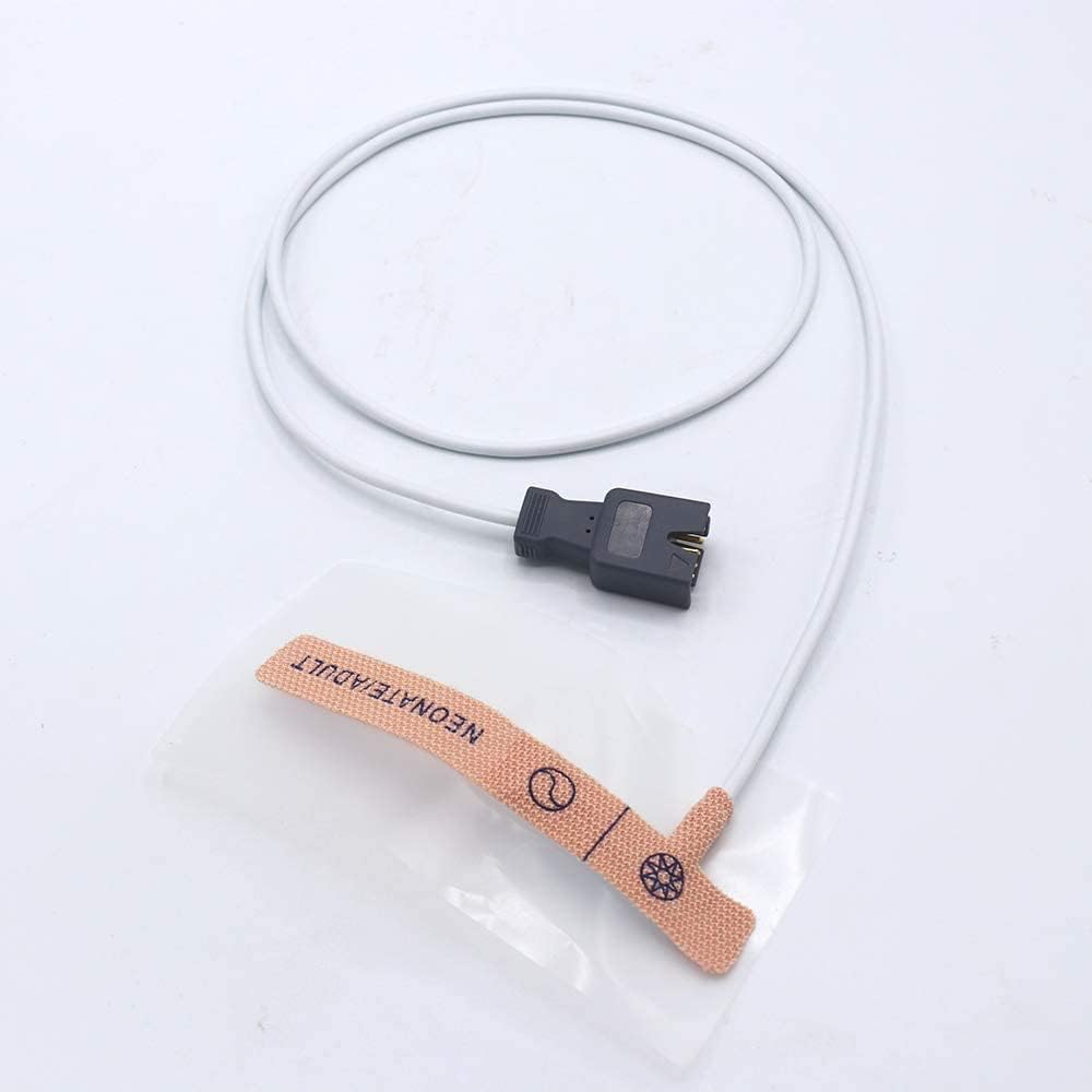 12 pcs Compatible Masimo Disposable Neonatal/Adult Spo2 Sensor for Masimo LNCS Neo 1862 DB-9 Pins 3.2 ft Connector-Pronto-7, Rad-5, Rad-57, Rad-8, Rad-87, Radical-7