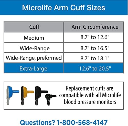 Microlife Replacement Blood Pressure Cuff (Extra Large (12.6-20.5 inch))