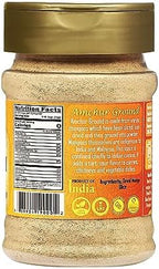 Rani Amchur (Mango) Ground Powder Spice 3oz (85g) PET Jar ~ All Natural, Indian Origin | No Color | Gluten Friendly | Vegan | NON-GMO | Kosher | No Salt or fillers