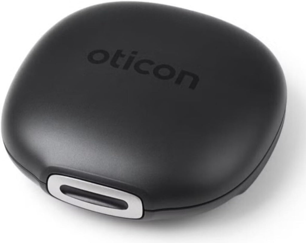 Oticon Hearing Aid Case – Durable Protective Storage Box for Hearing Aids and Accessories