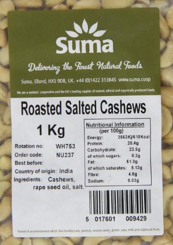Suma Salted Cashew Nuts 1 kg