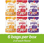 Happy Baby Organics Yogis Freeze-Dried Yogurt & Fruit Snacks, Variety Pack, 1 Ounce (Pack of 6)