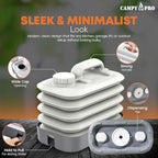 2xPack Collapsible Water Bucket, BPA Free Water Jug, Camping Water Bottle, Portable Water Tank for Outdoor, Gardening, Picnic, RV & Camping Essentials, Fishing & Emergency Preparedness Water