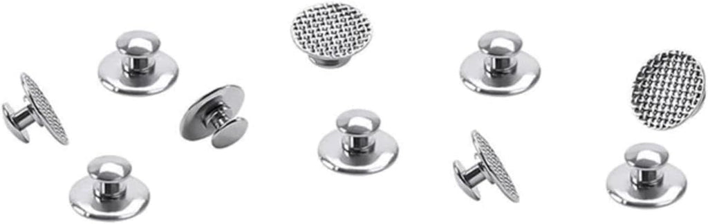 LA MIERE 10Pcs Dental Orthodontic Lingual Button Bondable Stainless Steel Round Base (Bondable Buttons Round)