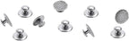 LA MIERE 10Pcs Dental Orthodontic Lingual Button Bondable Stainless Steel Round Base (Bondable Buttons Round)