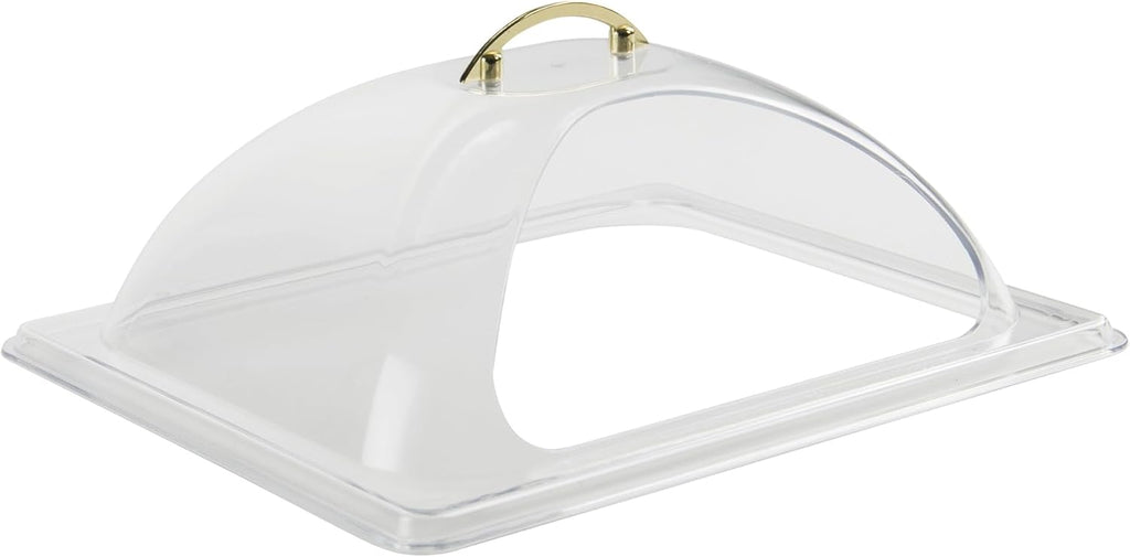 Winco Dome Cover, Half-size, Cut-out Opening, PC