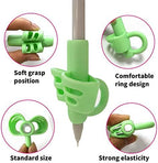 KOABBIT - Pencil Grips/Holder for Kids Handwriting, Toddlers/Preschool 2-4 Year learning to Write, Writing aid Grip for Children's Training Pencils, 3 PACK