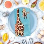 80Pcs Giraffe Guest Napkins Funny Animals Disposable Napkins Decorative Hand Paper Towel Napkins for Bathroom Party Supplies Table Decor, 15.7 x 13 Inch