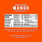 Melinda’s Mango Habanero Hot Sauce - Sweet & Mild Mango Habanero Sauce Made with Real Mango, Fresh Peppers, Vinegar, Carrot & Lime - 10oz Squeeze, 1 Pack