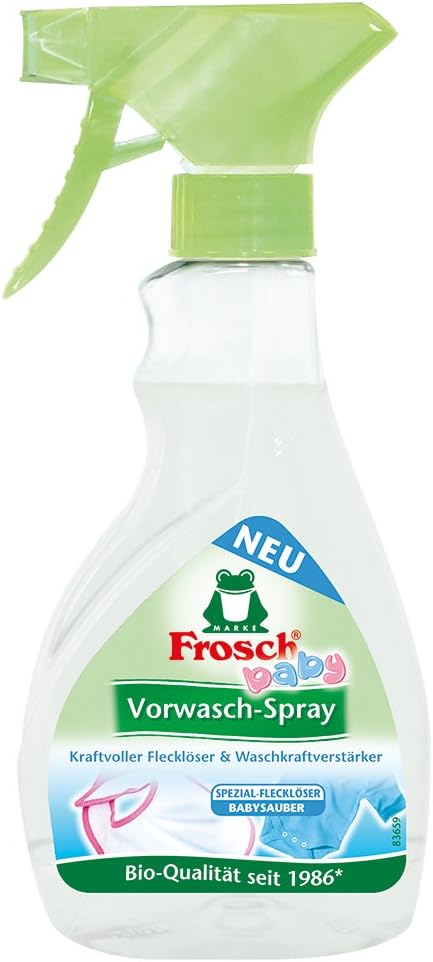 Frosch Baby Prewash Spray 300 ml, 4 Pack (4 x 0.3 L)