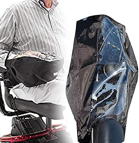 Power Wheelchair Armrest Cover, Clear Electric Wheelchair Joystick Rain Cover, Durable Wheelchair Wrist Control Protector, 25 * 15cm
