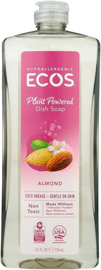 Earth Friendly Ultra Liquid Dishmate Natural Almond - 25 fl oz, Pack of 2