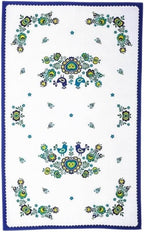 Folklore Dish Towel, Blue