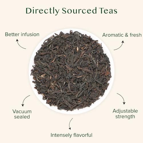 VAHDAM, Fresh Harvest Assam Tea Leaves with Golden Tips, 3.53oz (50 Cups) Strong, Malty & Rich - Exotic Assam Tea Loose Leaf | Pure Assam Black Tea | English Breakfast Tea
