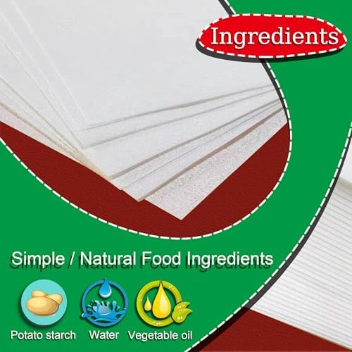 A4 Size 11.7"x 8.3" Edible Cake Transfer Paper,Pure White Flexible Edible Printer Wafer Paper,Sugar Sheets for Edible Printer,Cake Design Hand-painted Edible Icing Sheets