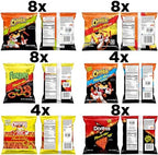 Frito-Lay Flamin' Hot Mix, Variety Pack, 3.34 Pounds, (Pack of 40), Packaging May Vary
