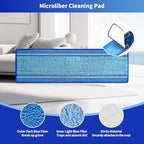 15-Pack Microfiber Mop Pads for Bona Mpo- Washable Reusable Refills for Hardwood, Tile & Multi-Surface Floors | Pet Hair & Stain Remover