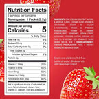 PeakH20 Electrolytes Powder Hydration Packets | Strawberry | 72 Servings | Sugar Free Water Flavor Packets for Workout Recovery