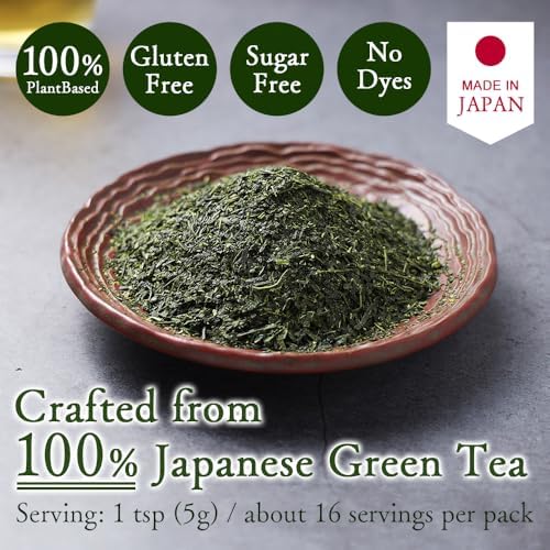 TOMOSAN Sencha Green Tea Loose Leaf, Deep Steamed Japanese Tea from Shizuoka, Japan, Rich Umami, Premium Sencha Tea, 300g Bag