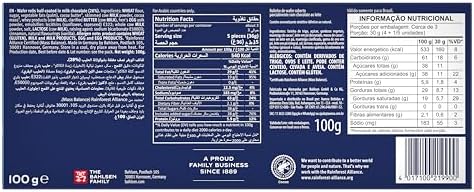 Bahlsen Waffeletten Vollmilch - 1er Pack - Hauchdünnes Waffelgebäck mit Vollmilchschokolade (1 x 100 g)
