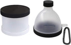 Protein Supplement Funnel Powder Tablet Container Storage Subdivision 2 Pack