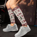 Leg Compression Sleeve for Men Women Footless Compression Stockings Football Leg Sleeves for Shin Splint Relief