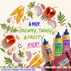 Tari Hot Sauce Llama Pack - Hot Sauce Variety Pack with Aji Rocoto, Aji Amarillo, Tropical Kick 11.8oz each - Comes with Gift Tote Bag & Llama Toy