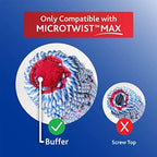 O-Cedar Genuine MicroTwist MAX Twist Mop Head Replacement | Machine Washable | Reusable | Microfiber Refill | Removes 99% of Bacteria