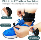 AFO Foot Drop Brace to Wear with Shoes, Adjustable Foot Brace for Men and Women