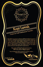 Shangri-La Coffee - Wild Kopi Luwak Coffee Whole Beans - Ethically Sourced - 125 Grams (4.4oz) (Other Weights & Bean Types Available) - Produce of Indonesia