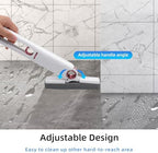 Portable Mini Cleaning Mop, Mini Sponge Mop, Wet and Dry Use Cleaning System for Bathroom, Kitchen, Desktop, Glass, Living Room, Car (2 Sponge Head + 1 Squeeze Handle)