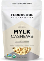 Terrasoul Superfoods Organic Raw Cashews (Mylk Grade), 2 Lbs, Premium Quality for Snacking, Desserts, Cashew Milk and Nut Butter Making