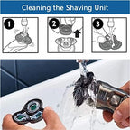 SH60/72 Replacement Heads Compatible with Philips Series 6000 Razor Shavers SH60 Shaver Replacement Blades Skin Protect Super Compatible with Norelco Series 6000 Model S6810/82, S6850/85