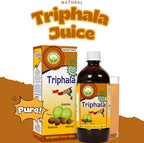 BASIC AYURVEDA Triphala Juice | 16.23 Fl Oz (480ml) | Herbal Blend of Amla, Haritaki & Bibhitaki | Natural Source of Vitamin C | Supports Digestion, Detox & Gut Health | No Added Sugar