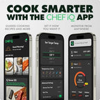 CHEF iQ Sense | Smart Wireless Meat Thermometer | 3 Ultra-Thin Probes | WiFi Unlimited Range | 1000°F Heat Safe | 5 Sensors | BBQ, Grill, Oven, Smoker, Air Fryer | Gen3