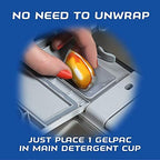 Finish Gelpacs Dishwasher Detergent Pods, Quick Dissolving Cleaning Power, Fights Grease & Dried-On Food, Easy-to-Use Pre-Measured Dishwasher Soap, Orange Scent, 84 Count