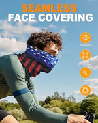 4Pack Neck Gaiter for Men Women Face Cover Mask Head Wrap Balaclava Headwear Bandana Headband Magic Scarf